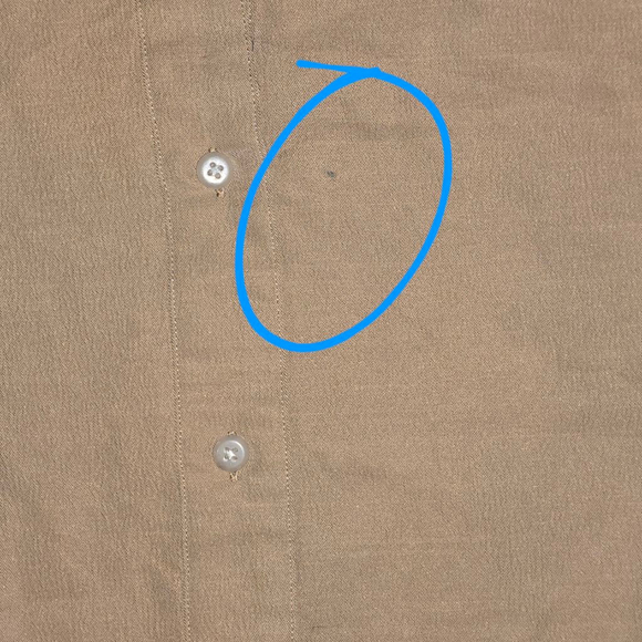 Men's Wrangler Tan Casual Button Down Shirt M - Picture 8 of 8